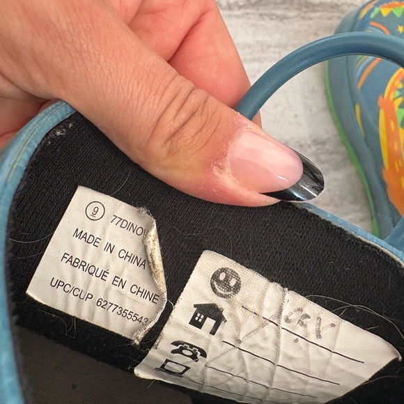 George Kids Dinosaur Print Boots - Blue and Multicolor - Picture 5 of 5